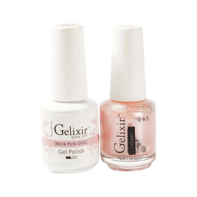 GELIXIR / Gel Nail Polish Matching Duo - 006 Blink Pink