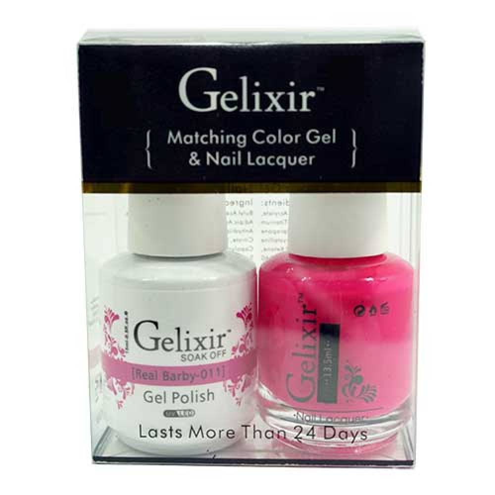 GELIXIR / Gel Nail Polish Matching Duo - 011 Real Barby