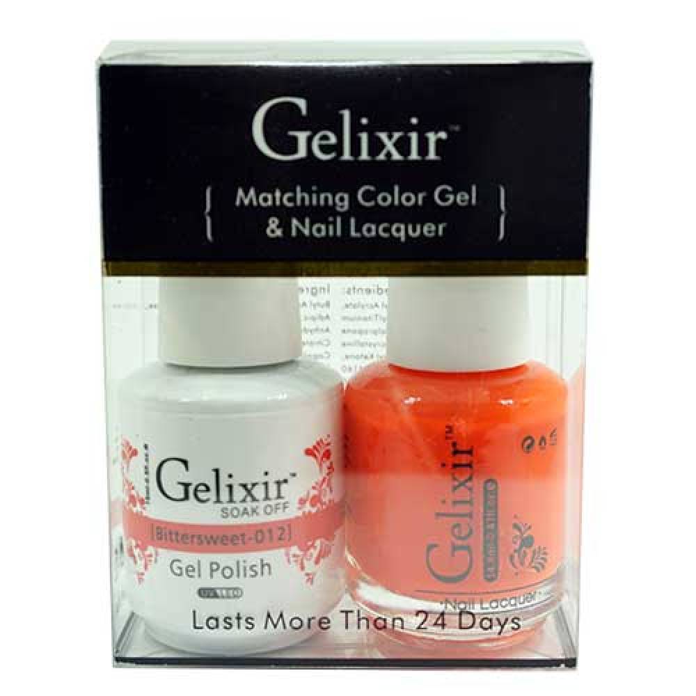 GELIXIR / Gel Nail Polish Matching Duo - 012 Bittersweet