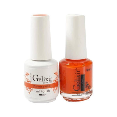 GELIXIR / Gel Nail Polish Matching Duo - 020 Carmine