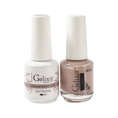 GELIXIR / Gel Nail Polish Matching Duo - 026 Natural Wood