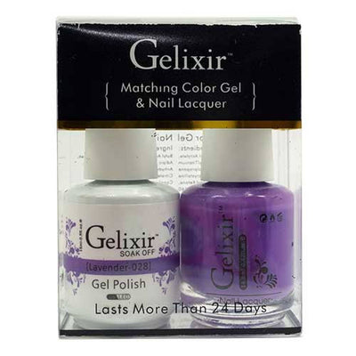 GELIXIR / Gel Nail Polish Matching Duo - 028 Lavender
