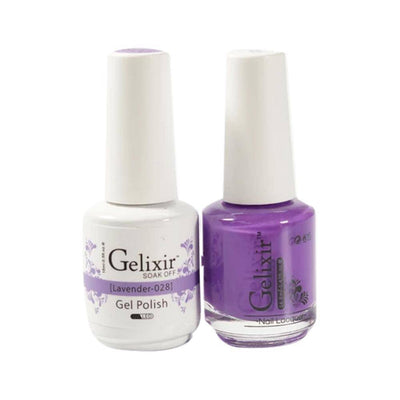 GELIXIR / Gel Nail Polish Matching Duo - 028 Lavender
