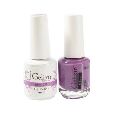 GELIXIR / Gel Nail Polish Matching Duo - 032 Lilac
