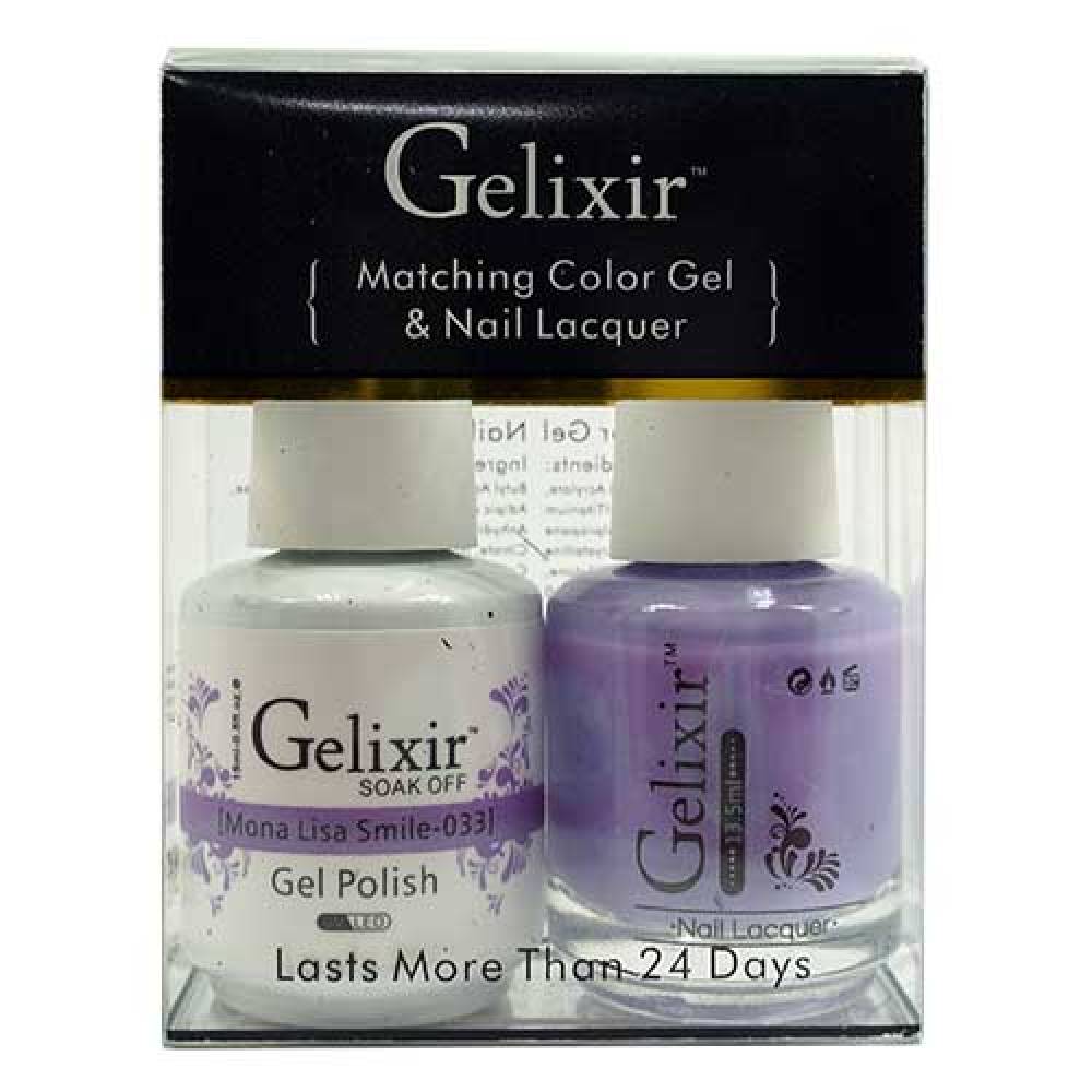 GELIXIR / Gel Nail Polish Matching Duo - 033 Mona Lisa Smile