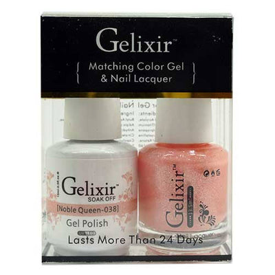 GELIXIR / Gel Nail Polish Matching Duo - 038 Noble Queen