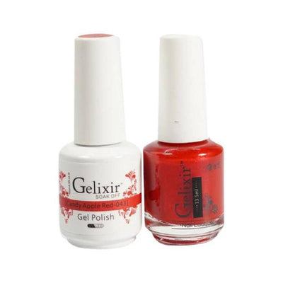 GELIXIR / Gel Nail Polish Matching Duo - 043 Candy Apple Red