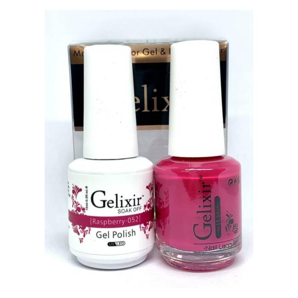 GELIXIR / Gel Nail Polish Matching Duo - 052 Raspberry