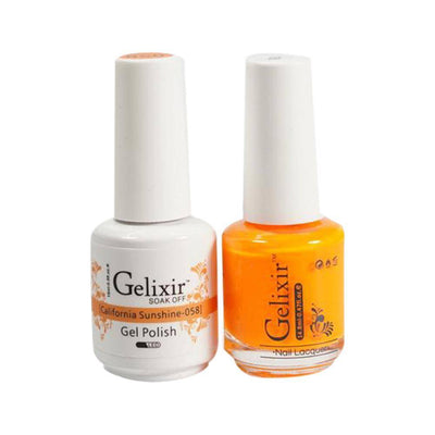 GELIXIR / Gel Nail Polish Matching Duo - 058 California Sunshine