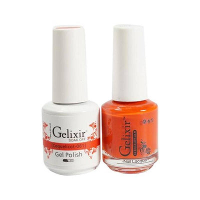 GELIXIR / Gel Nail Polish Matching Duo - 061 Coquelicot