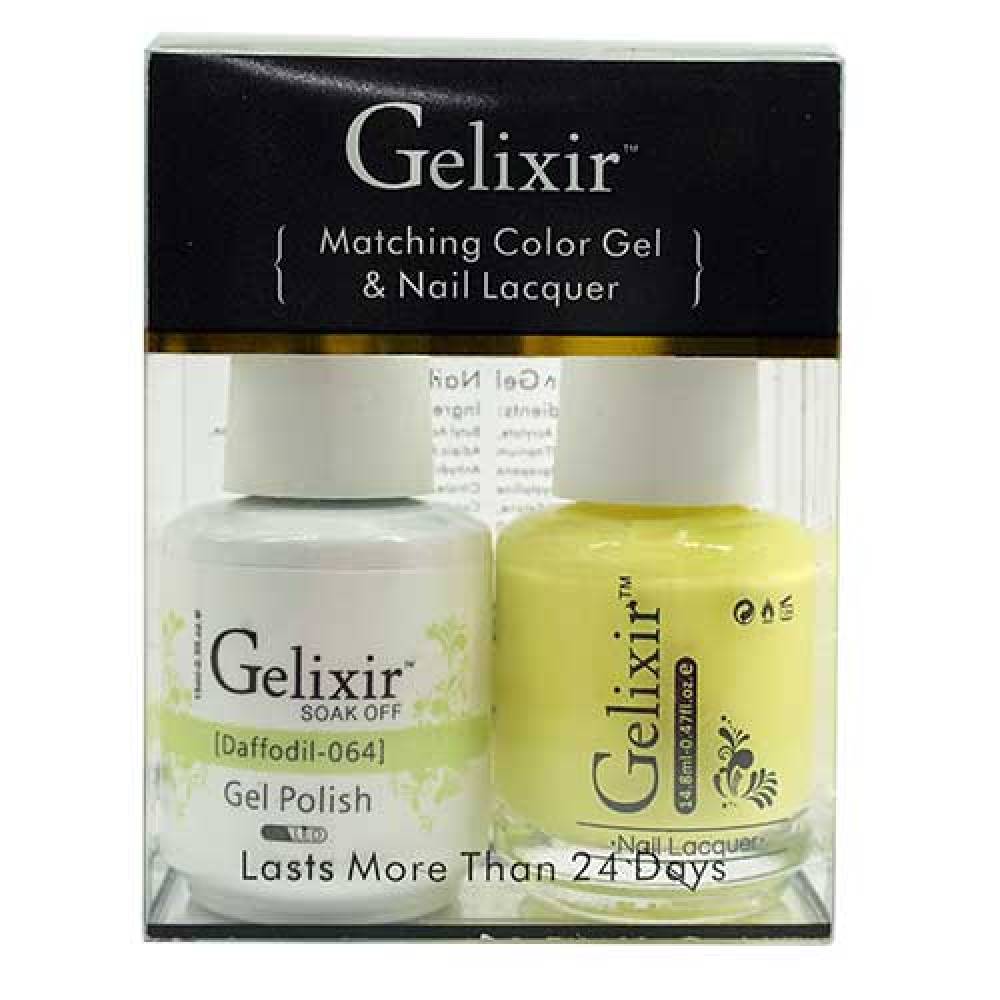 GELIXIR / Gel Nail Polish Matching Duo - 064 Daffodil