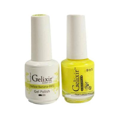 GELIXIR / Gel Nail Polish Matching Duo - 065 Yellow Banana