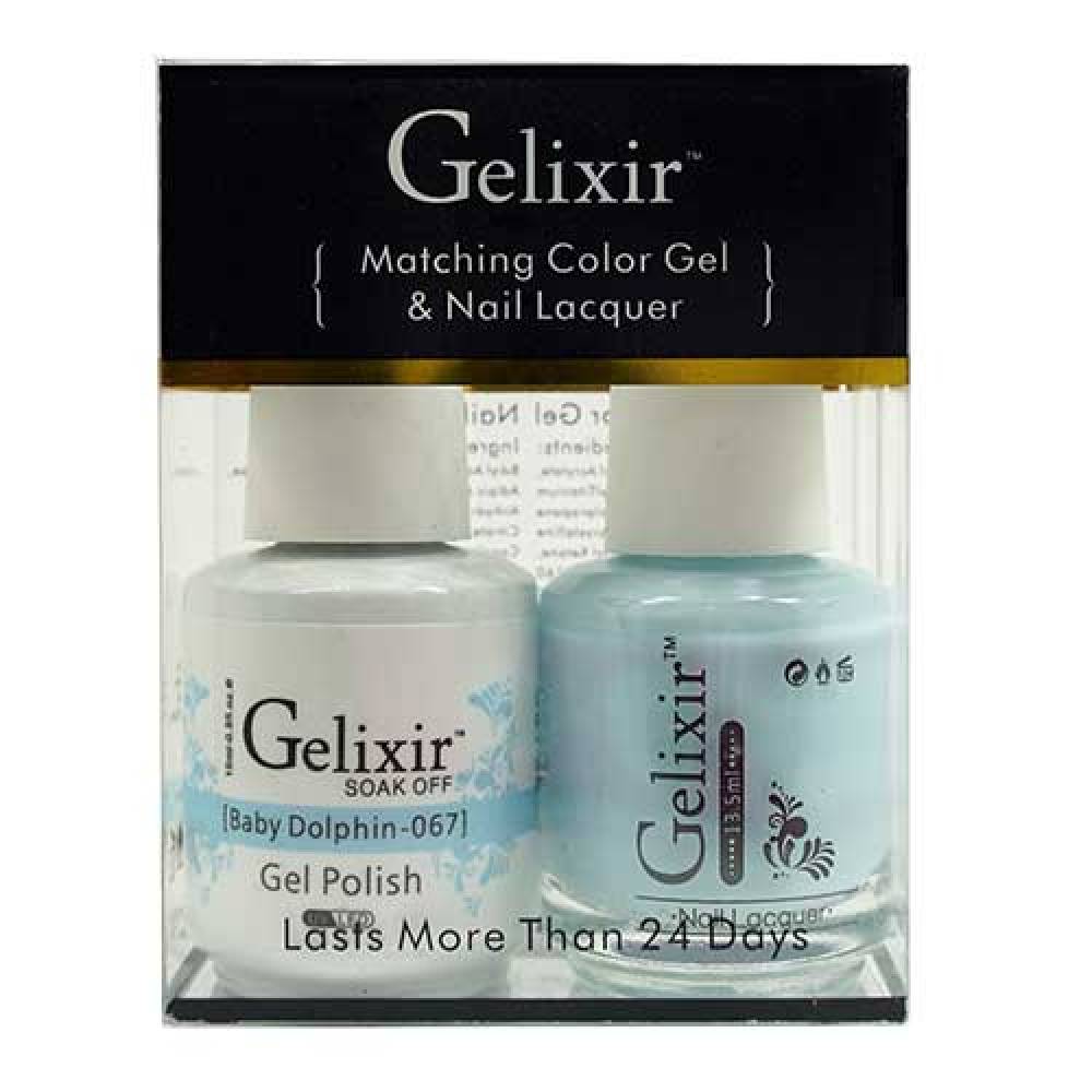 GELIXIR / Gel Nail Polish Matching Duo - 067 Baby Dolphin