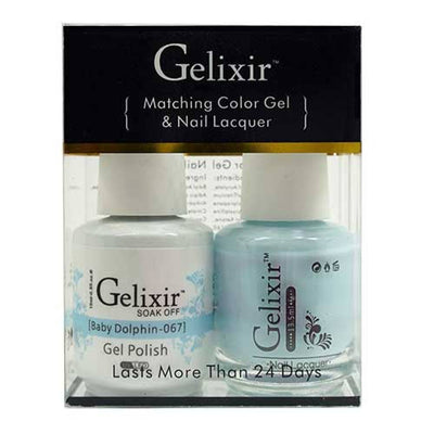 GELIXIR / Gel Nail Polish Matching Duo - 067 Baby Dolphin
