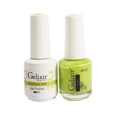 GELIXIR / Gel Nail Polish Matching Duo - 068 Olive Drab