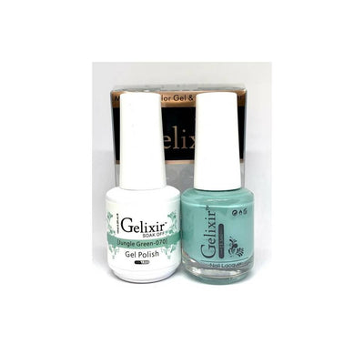 GELIXIR / Gel Nail Polish Matching Duo - 070 Jungle Green