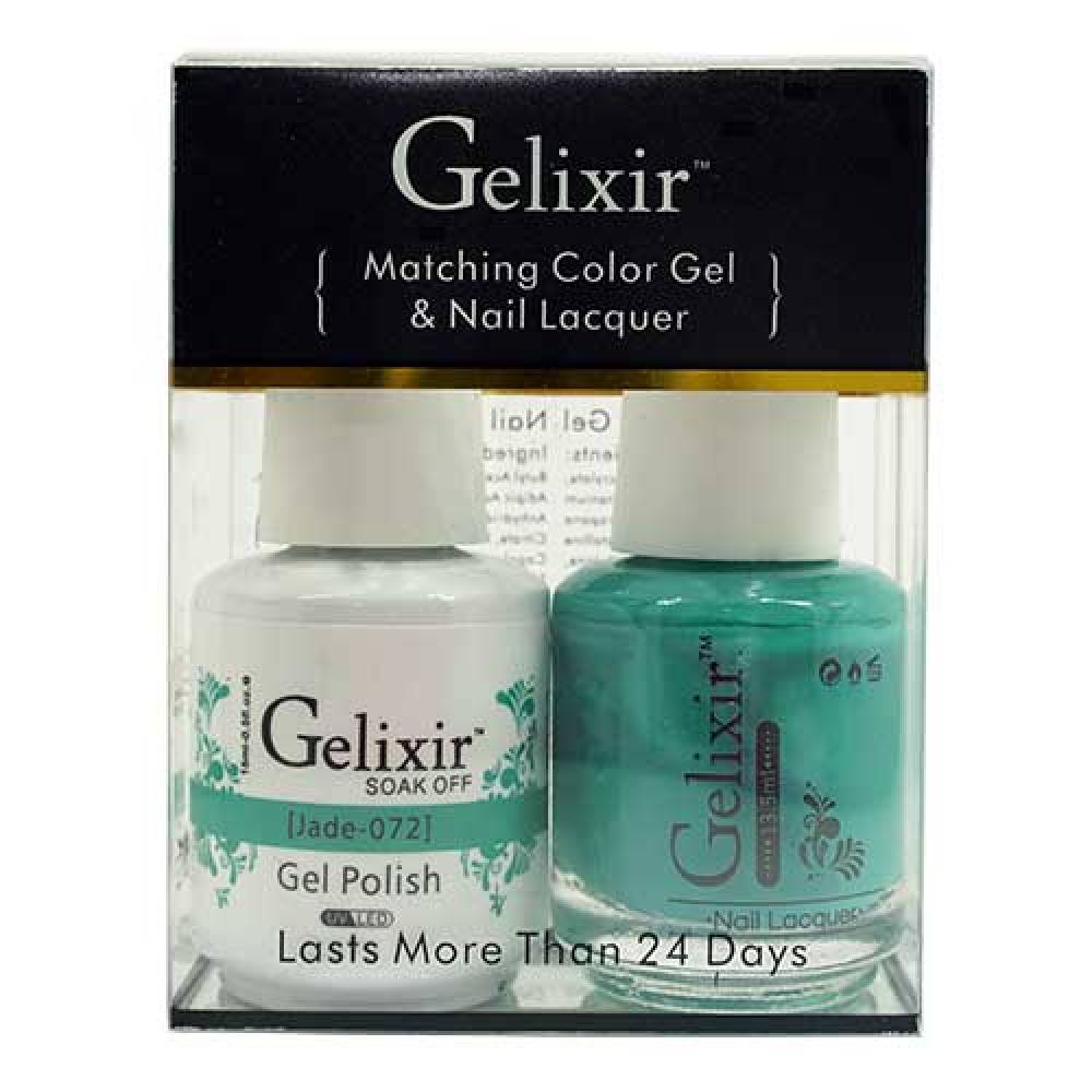 GELIXIR / Gel Nail Polish Matching Duo - 072 Jade