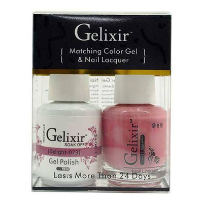 GELIXIR / Gel Nail Polish Matching Duo - 073 Delight
