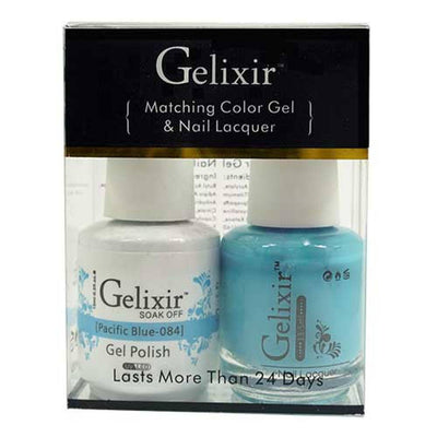 GELIXIR / Gel Nail Polish Matching Duo - 084 Pacific Blue