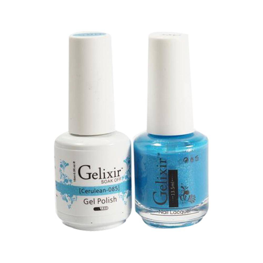 GELIXIR / Gel Nail Polish Matching Duo - 085 Cerulean