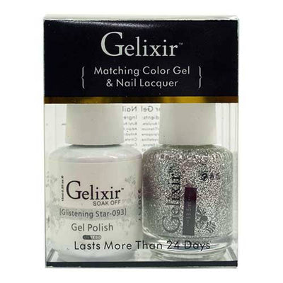 GELIXIR / Gel Nail Polish Matching Duo - 093 Glistening Star