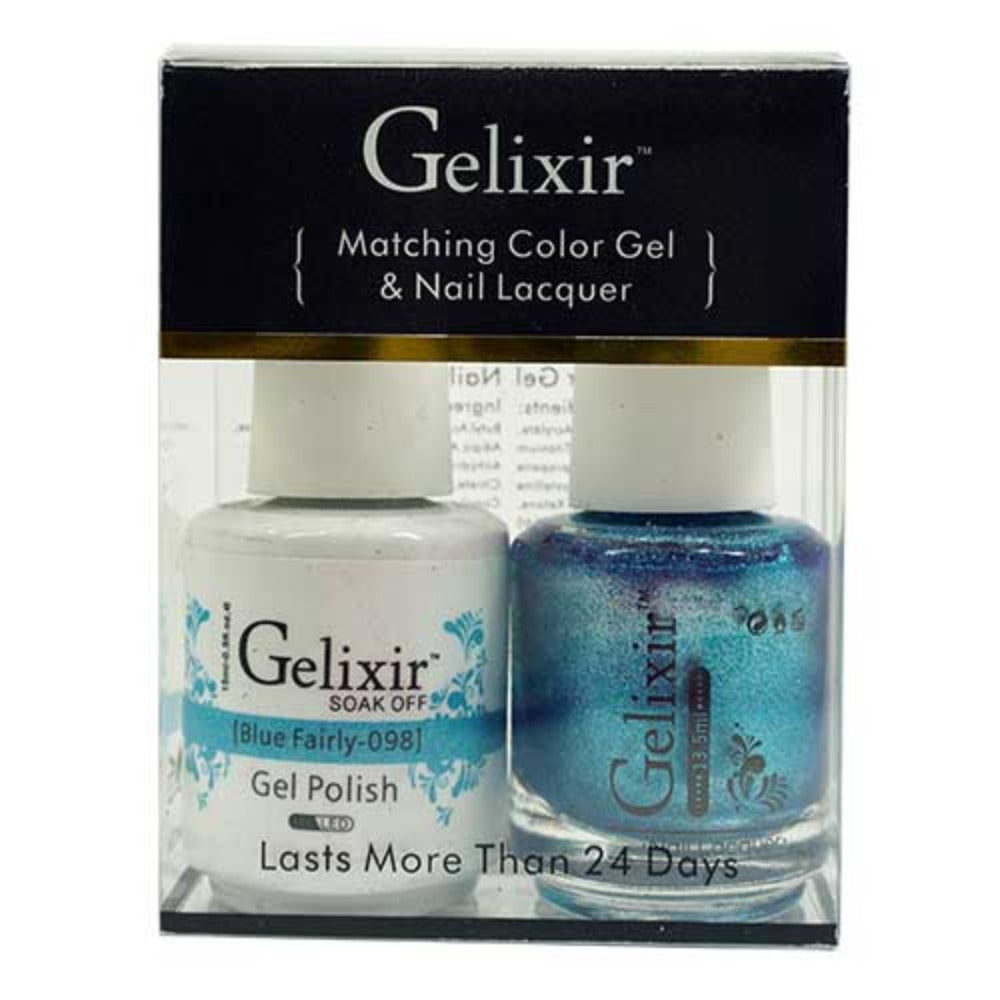 GELIXIR / Gel Nail Polish Matching Duo - 098 Blue Sea