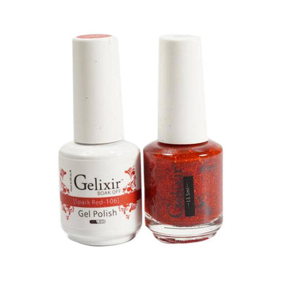 GELIXIR / Gel Nail Polish Matching Duo - 106 Spark Red