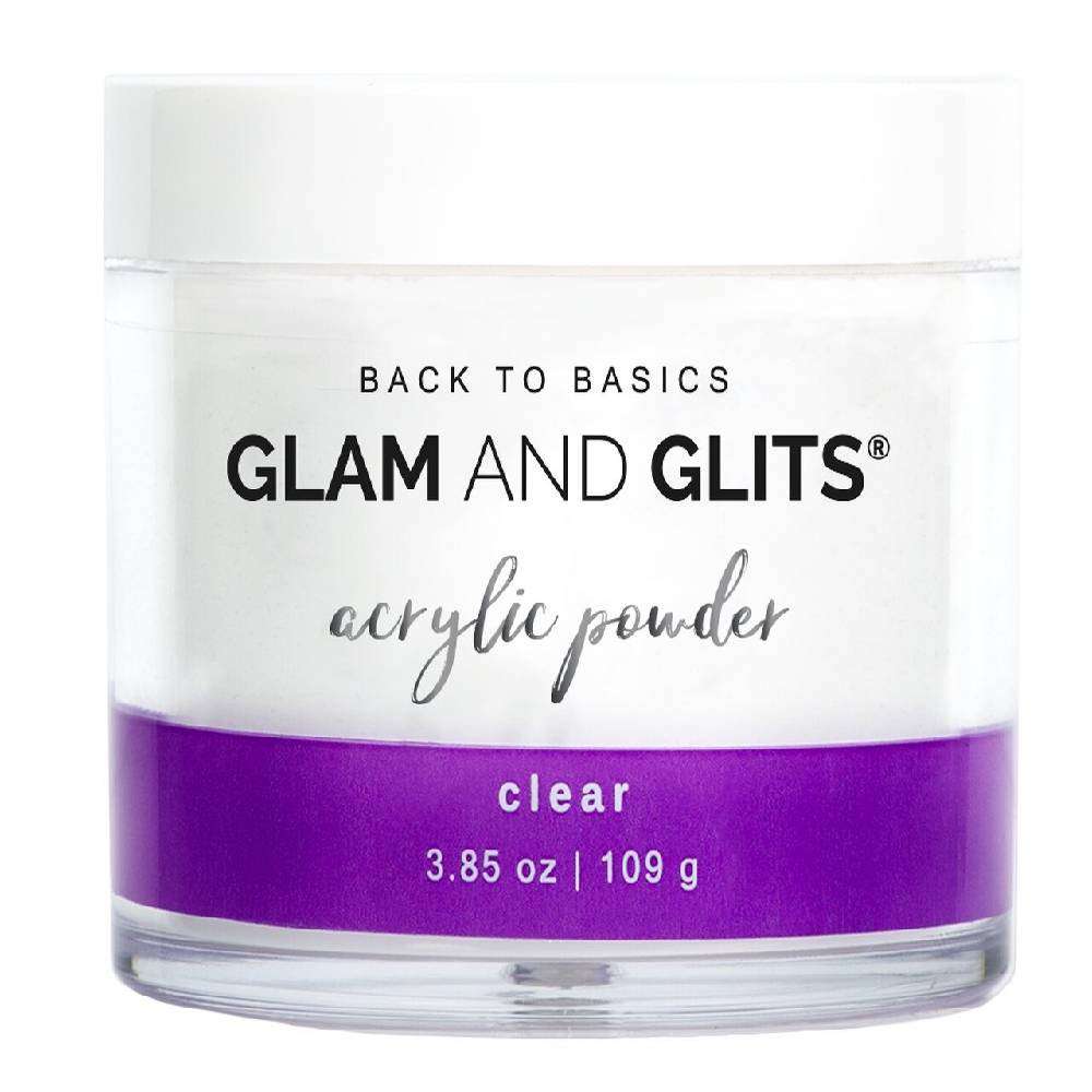 GLAM AND GLITS / Acrylic Powder - Clear 3.85oz.