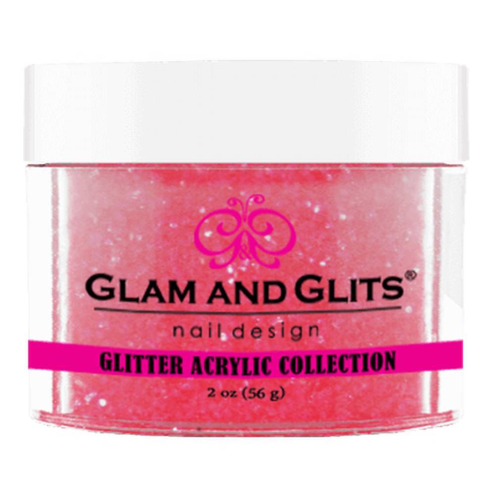 GLAM AND GLITS / Acrylic Powder - Electric Pink 2oz.