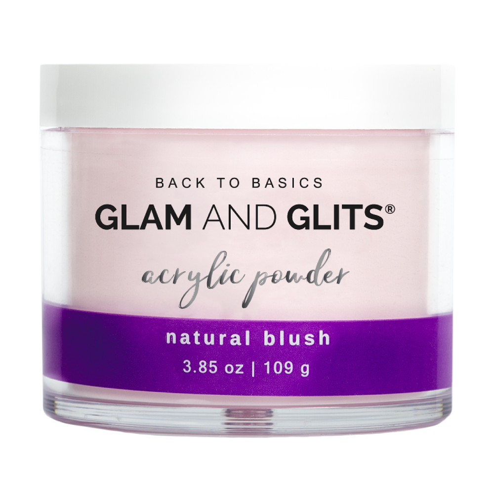 GLAM AND GLITS / Acrylic Powder - Natural Blush 3.85oz.