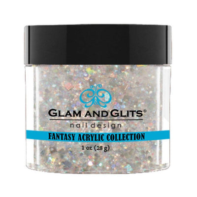 GLAM AND GLITS / Acrylic Powder - Platinum Pearl 1oz.