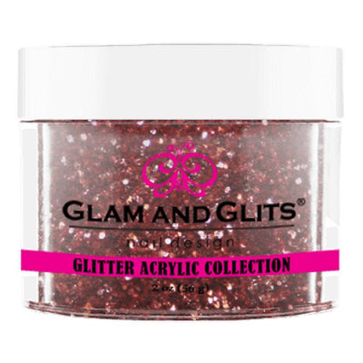 GLAM AND GLITS / Acrylic Powder - Rose Copper 2oz.