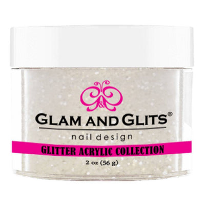 GLAM AND GLITS / Acrylic Powder - Snow White 2oz.