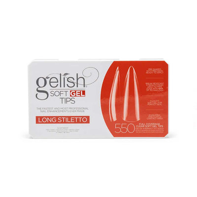 HARMONY GELISH Soft Gel - Tips Long Stiletto