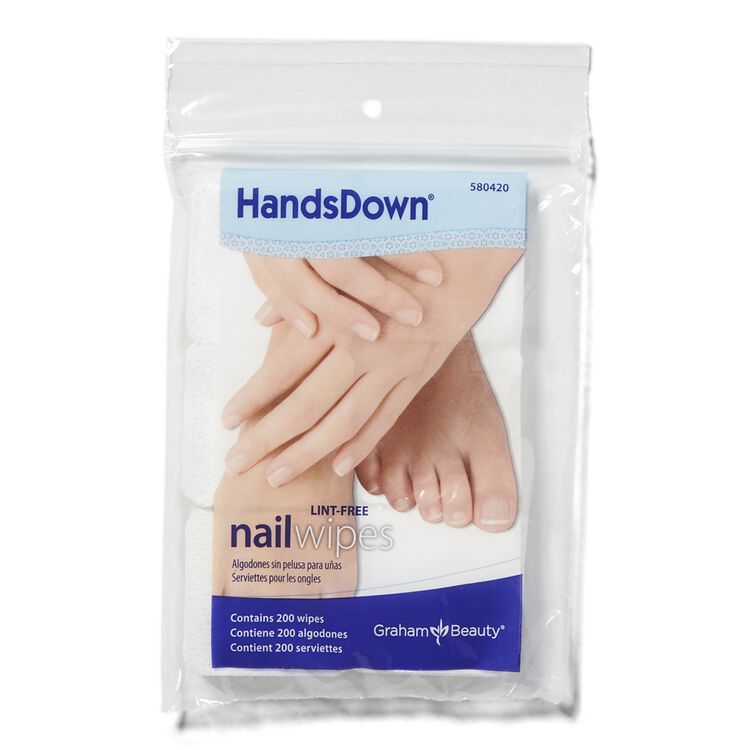 GRAHAM BEAUTY - Professional Hands Down Nail Wipes (200 Count)