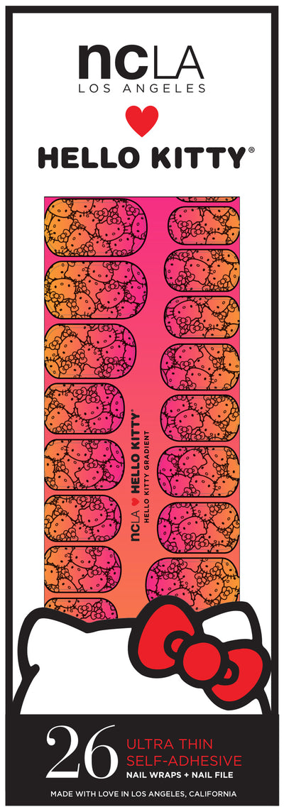 NCLA Hello Kitty Nail Wraps - Gradient