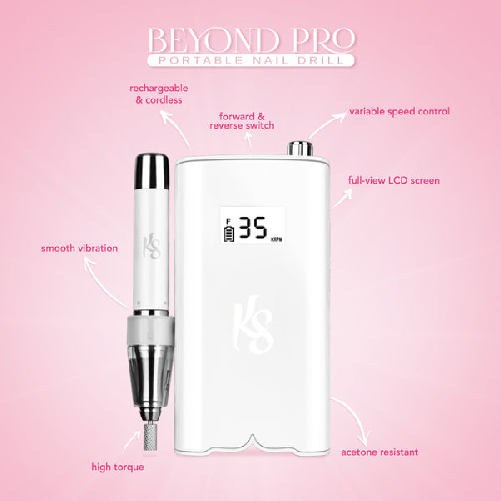 KIARA SKY - Beyond Pro Portable Nail Drill - White Color