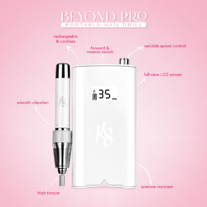 KIARA SKY - Beyond Pro Portable Nail Drill - White Color