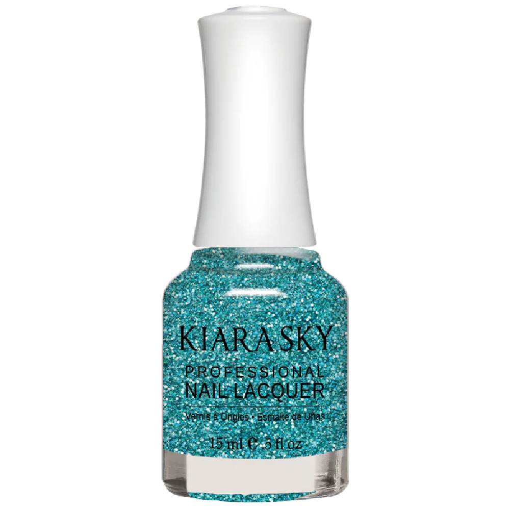 KIARA SKY / Lacquer Nail Polish - Cosmic Blue N5075 15ml.