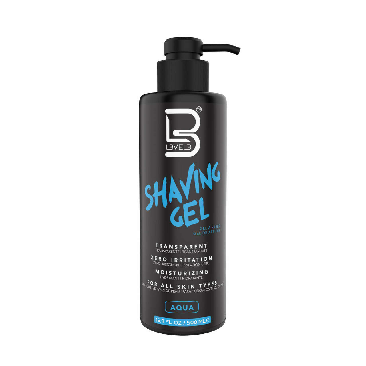L3VEL3 - Shaving Gel Aqua 500 ml