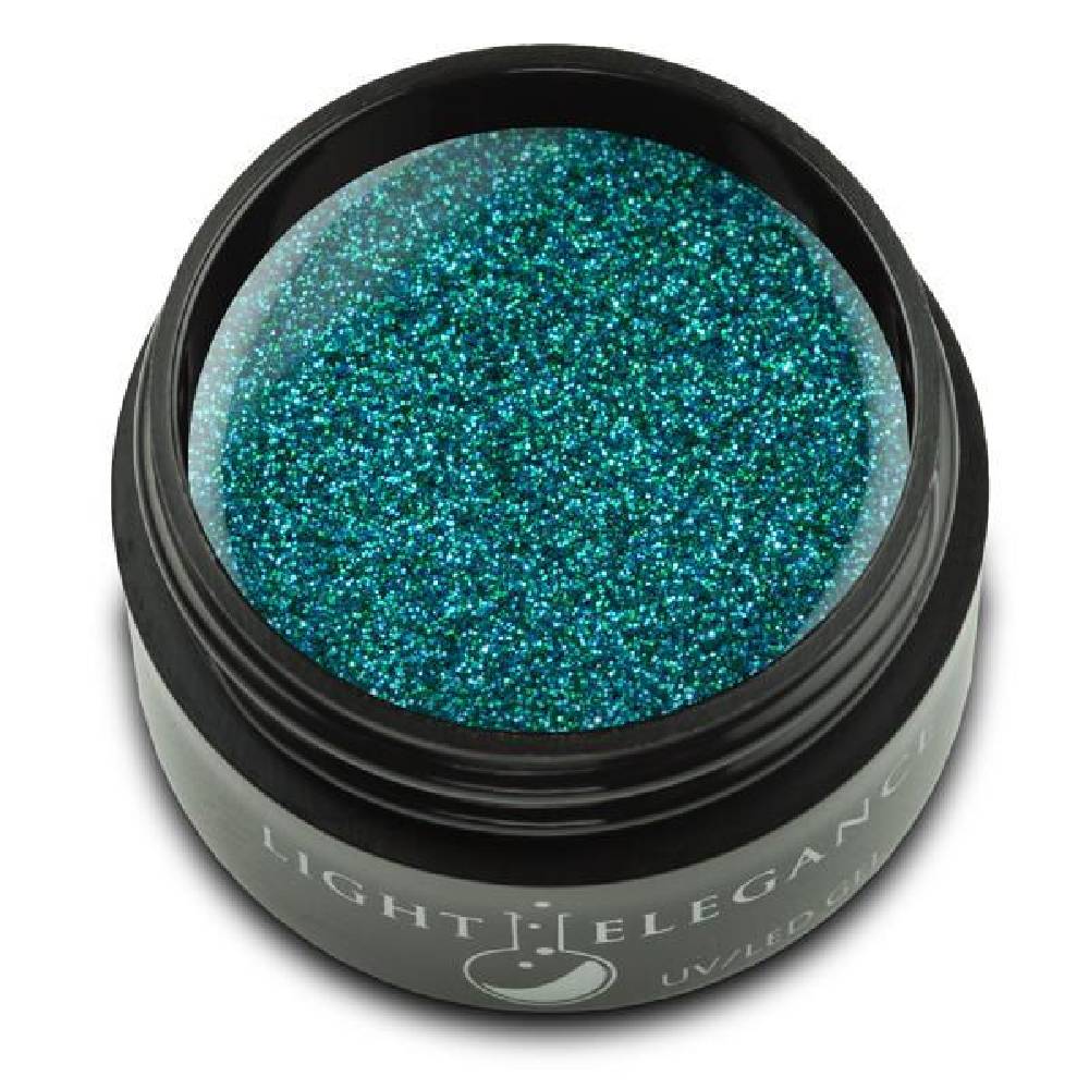 LIGHT ELEGANCE UV/LED Glitter Gel - Peacock 829