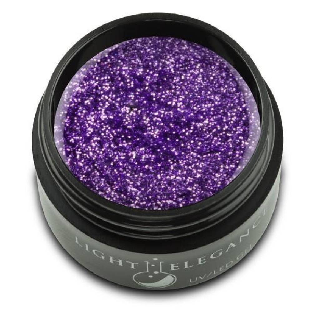 LIGHT ELEGANCE UV/LED Glitter Gel - Violet 944