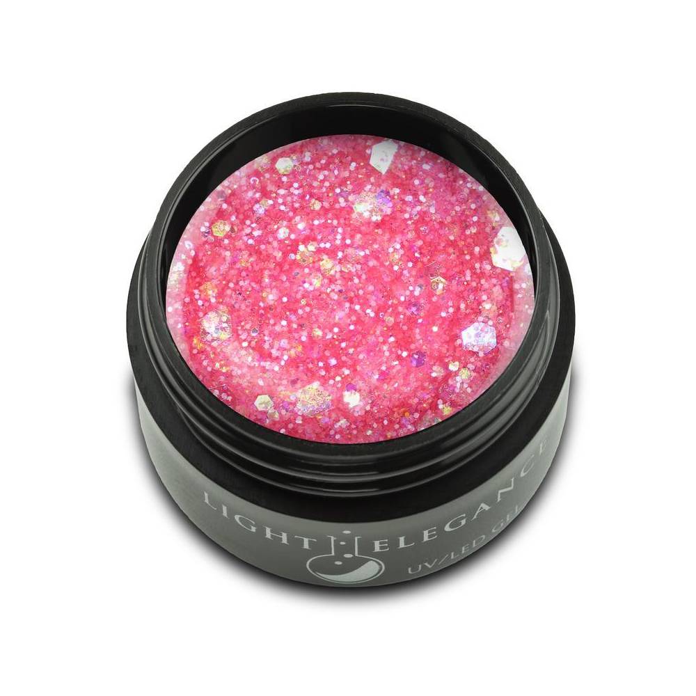 LIGHT ELEGANCE UV/LED Glitter Gel - A Peony For Your Thoughts