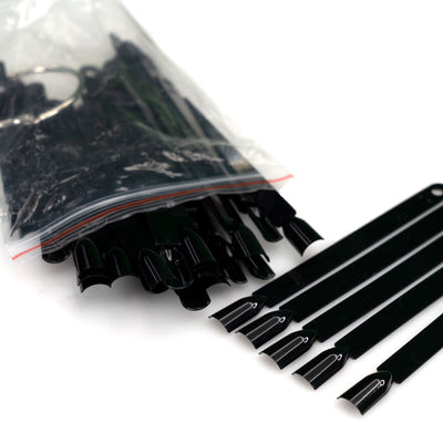 Black Swatch Sticks Swatches Pack of 50