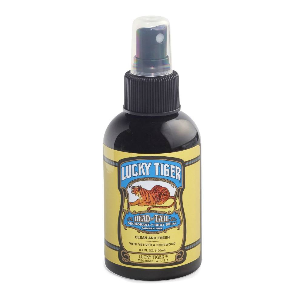 LUCKY TIGER - Head To Tail Deodorant & Body Spray 3.4oz.