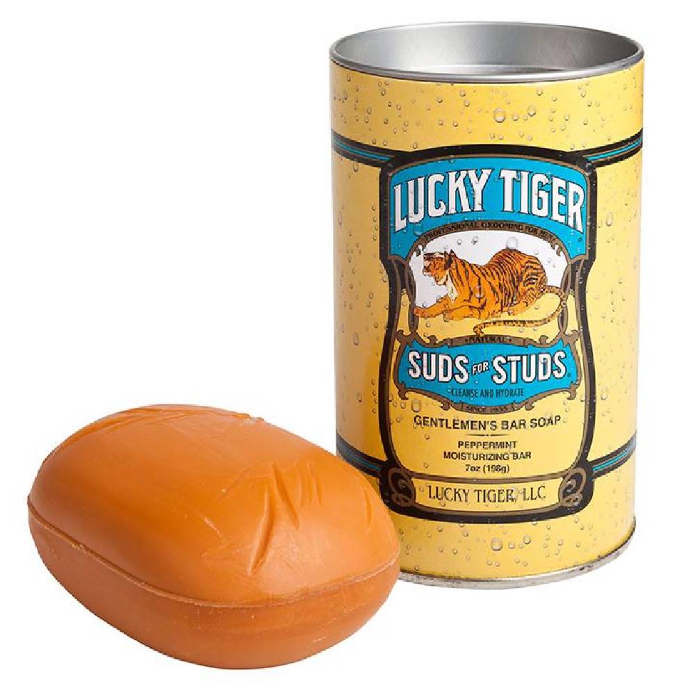 LUCKY TIGER - Suds For Studs Gentleman's Bar Soap 7oz.