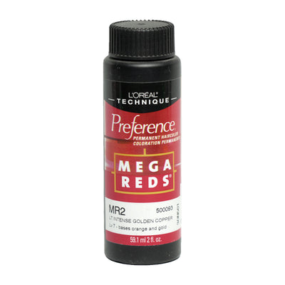 LOREAL Technique Preference Mega Reds - Light Intense Gold Copper MR2 2oz