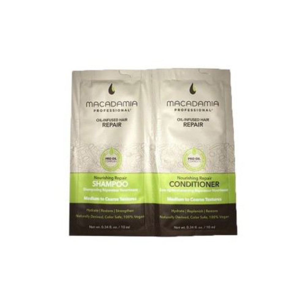 MACADAMIA Pro - Nourishing Repair Shampoo/Conditioner - Duo Foil Packette