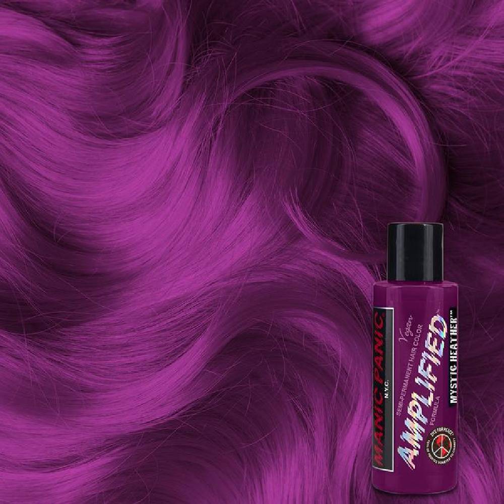  MANIC PANIC Hot Hot Pink Hair Color - Amplified - Semi  Permanent Hair Dye - Medium Pink - Glows In Blacklight - For Dark & Light  Hair - Vegan, PPD