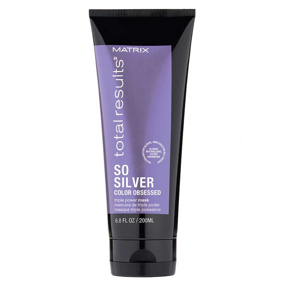 MATRIX Total Results - So Silver Color Obsessed Triple Power Toning Hair Mask 6.8oz.